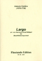 Largo fr 5 Blockflten (SSATB) Partitur und Stimmen