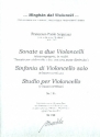 11 Toccate con diminuzioni, Sinfonia e Studio fr 1-2 Violoncelli und Bc Partitur und Stimmen (Bc nicht ausgesetzt)