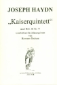 Quintett nach Hob.III,77 für Flöte, Oboe, Klarinette, Horn und Fagott Partitur und Stimmen
