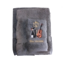 Handtuch-Set Rosina Wachtmeister Musical Cat (3 Stk) anthrazit