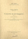 Concerto in sol maggiore Mi19 per oboe, archi e Bc partitura e parti (oboe-1-1-1-1)