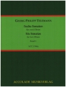 6 Sonaten TWV40:101-106 Band 1 (Nrs.1-3) fr 2 Oboen Partitur und Stimmen