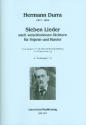 7 Lieder nach verschiedenen Dichtern fr Sopran und Klavier