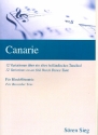 Canarie fr 3 Blockfltisten (wechselnde Instrumente) Partitur und Stimmen