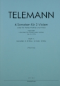 6 Sonaten op.2 Band 1 (Nr.1-3) fr 2 Violen (Flte/Violine und Viola) 4 Spielpartituren