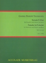 Sonate F-Dur TWV 41:G6 für Fagott und Bc