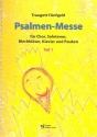 Psalmen-Messe Teil 1 und 2 fr Tenor, gem Chor, Blechblser, Klavier und Pauken Partitur (2Bnde)