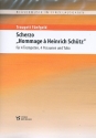 Scherzo Hommage  Heinrich Schtz fr 4 Trompeten, 4 Posaunen und Tuba Partitur und Spielpartituren