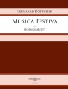 Musica festiva fr 4 Hrner Partitur und Stimmen