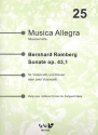 Sonate op.43,1 fr Violoncello und Klavier (2 Violoncelli) Partitur und Stimmen