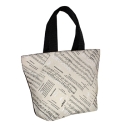 Stoff-Nylon-Tasche Musik 41x33x14 cm (mit Trageschlaufen, Innentasche, Rei�verschluss, wasserabweisend)