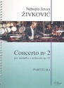 Concerto no.2 op.25 per marimba e orchestra partitura