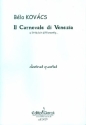 Il Carnevale di Venezia a little bit differently  for 4 clarinets score and parts