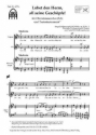 Lobet den Herrn all seine Geschpfe op.15,1 fr Frauenchor und Klavier (Orgel) Partitur