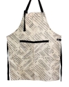K�chensch�rze Music Baumwolle 80 x 54 cm mit schwarzen B�ndern