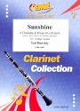 Sunshine for 4 clarinets and piano (keyboard) (rhythm group ad lib) score and parts