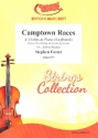 Camptown Races for 4 violins and piano (keyboard) (rhythm group ad lib) score and parts