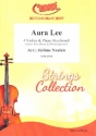 Aura Lee for 4 violins and piano (keyboard) (rhythm group ad lib) score and parts