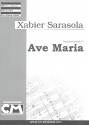 Ave Maria para coro (SSA) y organo (piano) partitura para coro