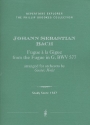 Fugue a la Gigue from the Fugue in G BWV577 fr Orchester Studienpartitur