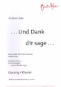 Und Dank dir sage fr Gesang (hoch) und Klavier