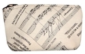 Stoff-Nylon-Tasche Musik Gr��e S (15x9 cm) (mit Rei�verschluss, wasserabweisend)
