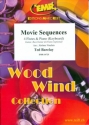 Movie Sequences for 4 flutes and piano (keyboard) (rhythm group ad lib) score and parts