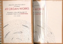 49 Organ Works (Pedagogical Edition with Fingerings and Interpretation Suggestions)  (sheet and text volume)