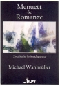 Menuett und Romanze fr Streichquartett Partitur und Stimmen