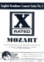 X rated Mozart for 4 trombones (trumpets) score and parts