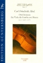 Maltzan Sammlung Band 2 - 3 Sonaten fr Viola da Gamba und Bc Partitur und Stimmen (Bc nicht ausgesetzt)