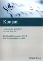 Kunjani fr 4 Blockflten (AATB) Partitur und Stimmen