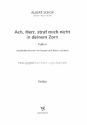 Ach, Herr, straf mich nicht in deinem Zorn fr Sopran und Bc Partitur und Bc-Stimme