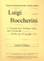 Quartett B-Dur Nr.2 op.2,2 G160 fr 2 Violinen, Viola und Violoncello Partitur und Stimmen
