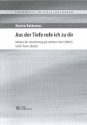 Aus der Tiefe rufe ich zu dir fr gem Chor (SAM) und E-Piano (Band) Klavier-Partitur