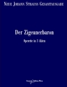 VGH712-11 Neue Johann Strau Gesamtausgabe Serie 1 Werkgruppe 2 Band 1 Der Zigeunerbaron RV511A/B/C Partitur und kritischer Bericht