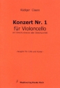 Konzert Nr.1 fr Violoncello und Streichorchester (Streichquintett) fr Violoncello und Klavier