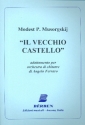 Il vecchio castello for 4 guitars (ensemble) score and parts