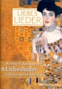 6 Liebeslieder fr Sopran und Streichquartett Partitur