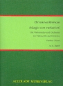 Adagio con variazioni fr Violoncello und Orchester Partitur