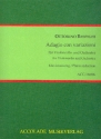 Adagio con variazioni fr Violoncello und Orchester fr Violoncello und Klavier Klavierauszug