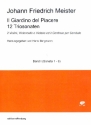 Il giardino del piacere Band 1 (Nr.1-6) fr 2 Violinen, Violoncello (Violone) und Bc (Cembalo) Partitur und Stimmen (Bc nicht ausgesetzt)