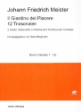 Il giardino del piacere Band 2 (Nr.7-12) fr 2 Violinen, Violoncello (Violone) und Bc (Cembalo) Partitur und Stimmen (Bc nicht ausgesetzt)