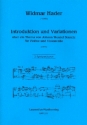 Introduktion und Variationen ber ein Thema von Johann Wenzel Stamitz: fr Violine und Violoncello 2 Spielpartituren
