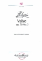 Valse op.70,3 fr 2 Klarinetten und Klavier Partitur und Stimmen
