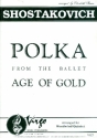 Polka from the Ballad Age of Gold for flute, oboe, clarinet, horn in F and bassoon score and parts