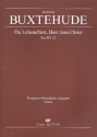 Du Lebensfrst Herr Jesu Christ BuxWV22 fr 4 Stimmen (SATB), Streicher und Bc Klavierauszug