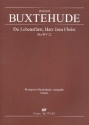 Du Lebensfrst Herr Jesu Christ BuxWV22 fr 4 Stimmen (SATB), Streicher und Bc Klavierauszug