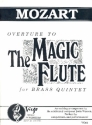 Ouverture to The magic Flute for 2 trumpets, horn in F, trombone and tuba score and parts