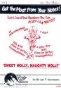 Sweet Molly nauthy Molly for 1-2 Bb instruments (piano/guitar/bass clef instrument ad lib) score and parts